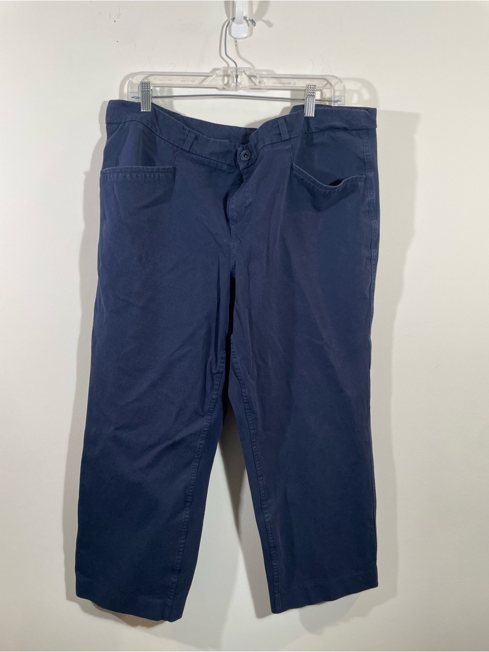 Banana Republic navy ankle trousers stretch 18